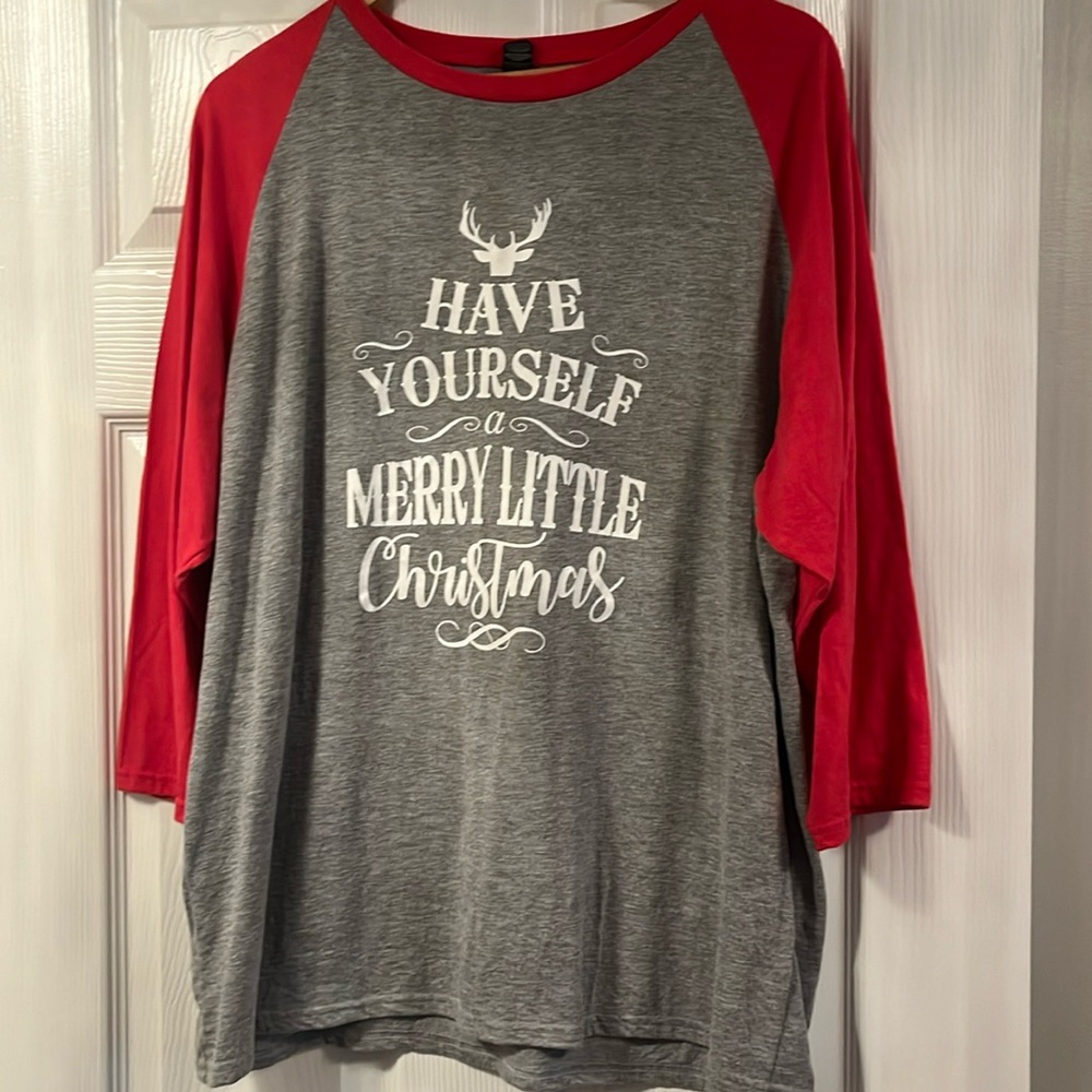 Women’s Have Yourselves A Merry Little Christmas Baseball Style Shirt Size XL